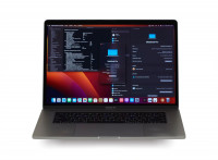 У/С Ноутбук Apple Macbook Pro 15 2017г Touch Bar (Производство 2018г) i7 2.8Ггц x4 / ОЗУ 16Гб / SSD 250Gb / Radeon Pro 555 2Гб Gray Б/У (Г30-Декабрь3-N13)