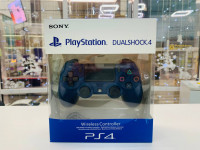 Беспроводной джойстик геймпад DualShock 4 для Sony PlayStation PS4 "Тёмно-синий" (PREMIUM) Г45-3192