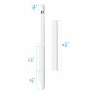 Силиконовый набор защиты 4 в 1 для Apple Pencil 1 (белый) 83211 - Силиконовый набор защиты 4 в 1 для Apple Pencil 1 (белый) 83211