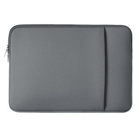 БРОНЬКА Папка-чехол для MacBook Pro 15 модель Basic Neilon + доп карман (серый) 26435