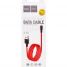 HOCO USB кабель X29 8-pin 2A 1м (красный) 9711 - HOCO USB кабель X29 8-pin 2A 1м (красный) 9711