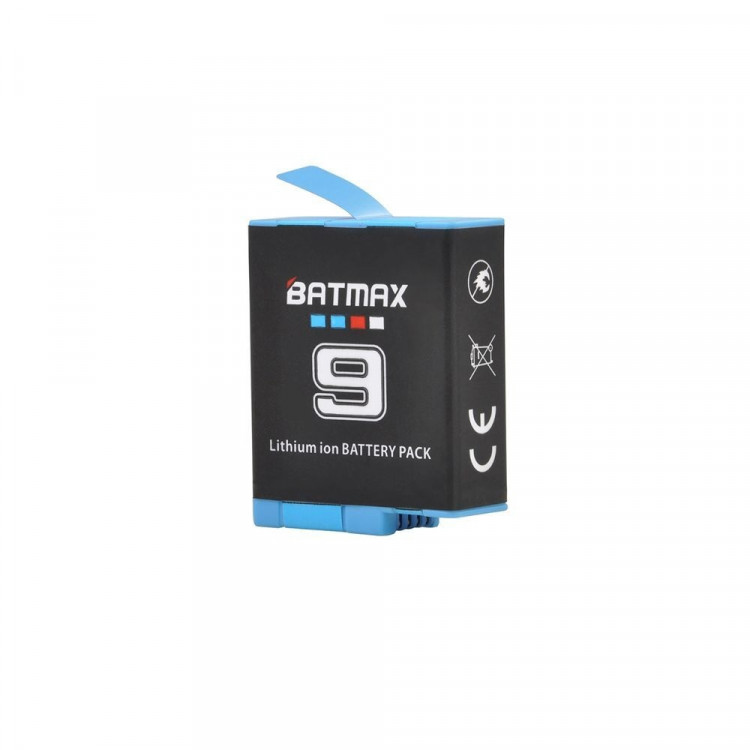 BATMAX АКБ аккумулятор для экшн камеры GoPro HERO 9 / 10 / 11 (3.85V 1780mAh Li-ion 6.85Wh) 29696