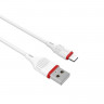 BOROFONE USB кабель lightning 8-pin BX17 2.4A, 1 метр (белый) 9473 - BOROFONE USB кабель lightning 8-pin BX17 2.4A, 1 метр (белый) 9473