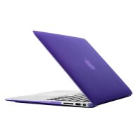 Чехол MacBook Air 11 (A1370 / A1465) матовый пластик (фиолетовый) 3922
