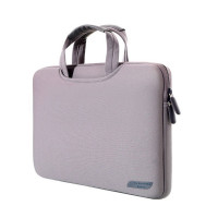 БРОНЬКА Папка-сумка для MacBook Air / Pro 13 модель Basic Neilon + ручки (серый) 26459