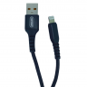 DENMEN USB кабель 8-pin lightning D02L 2.4A, 1 метр (чёрный) 8089 - DENMEN USB кабель 8-pin lightning D02L 2.4A, 1 метр (чёрный) 8089