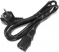 БУ Сетевой кабель питания для мониторов / системных блоков, разъём C13 длина 1.5м / сечение 0.75 / (чёрный) Г30-8012