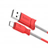 HOCO USB кабель Type-C X24 2.4A 1 метр (красный) 7077 - HOCO USB кабель Type-C X24 2.4A 1 метр (красный) 7077