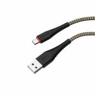 BOROFONE USB кабель micro BX25 2.4A, длина: 1 метр (золото) 3747 - BOROFONE USB кабель micro BX25 2.4A, длина: 1 метр (золото) 3747