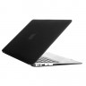 Чехол MacBook Air 11 (A1370 / A1465) матовый пластик (чёрный) 3922 - Чехол MacBook Air 11 (A1370 / A1465) матовый пластик (чёрный) 3922