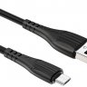 BOROFONE USB кабель 8-pin BX37 2.4A, 1 метр (чёрный) 5421 - BOROFONE USB кабель 8-pin BX37 2.4A, 1 метр (чёрный) 5421