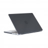 Чехол MacBook Pro 16.2 модель A2485 / A2780 / A2991 (2021-2023гг.) карбон (чёрный) 8077 - Чехол MacBook Pro 16.2 модель A2485 / A2780 / A2991 (2021-2023гг.) карбон (чёрный) 8077