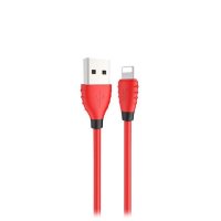 HOCO USB кабель X27 8-pin 2.4A 1.2м (красный) 5461