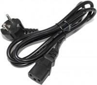 БУ Сетевой кабель питания для мониторов / системных блоков, разъём C13 длина 1.8м / сечение 0.75 / (чёрный) Г30-8013