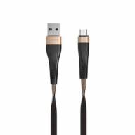 HOCO USB кабель Type-C U39 2.4A, 1.2 метра (чёрно-золотой) 7411 - HOCO USB кабель Type-C U39 2.4A, 1.2 метра (чёрно-золотой) 7411