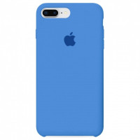 Чехол Silicone Case iPhone 7 Plus / 8 Plus (тёмно-голубой) 4068