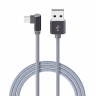 BOROFONE USB кабель micro BX26 2.4A, длина: 1 метр (серый) 3538 - BOROFONE USB кабель micro BX26 2.4A, длина: 1 метр (серый) 3538