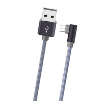 BOROFONE USB кабель micro BX26 2.4A, длина: 1 метр (серый) 3538