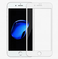 БРОНЬКА Стекло для iPhone 7 Plus / 8 Plus 3D 9H (белый) 2321