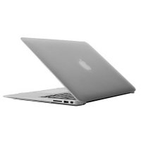 Чехол MacBook Air 11 (A1370 / A1465) матовый пластик (белый) 3922