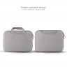 БРОНЬКА Папка-сумка для MacBook Air / Pro 13 модель Basic Neilon + ручки (бирюзовый) 26459 - БРОНЬКА Папка-сумка для MacBook Air / Pro 13 модель Basic Neilon + ручки (бирюзовый) 26459