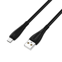 BOROFONE USB кабель Type-C BX38 2.4A, 1 метр (чёрный) 6080
