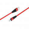 BOROFONE USB кабель micro BU10 2.4A, 1.2 метра (красный) 5290 - BOROFONE USB кабель micro BU10 2.4A, 1.2 метра (красный) 5290