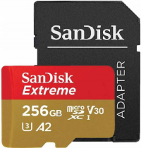 SanDisk Флэш карта Extreme microSD 256Gb 190/130 Mb/s V30 без ADP (7183)