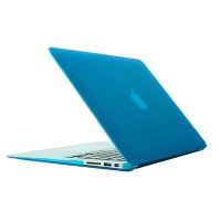 Чехол MacBook Air 11 (A1370 / A1465) матовый пластик (голубой) 3922