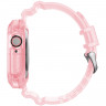 Прозрачный TPU ремешок для Apple Watch 41mm / 40mm / 38mm (розовый) 4955 - Прозрачный TPU ремешок для Apple Watch 41mm / 40mm / 38mm (розовый) 4955