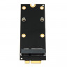 Переходник на SSD mSATA 7+17 pin длинный в виде площадки + болты (Г30-68244) - Переходник на SSD mSATA 7+17 pin длинный в виде площадки + болты (Г30-68244)