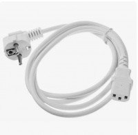 БУ Сетевой кабель питания для мониторов / системных блоков, разъём C13 (длина 2.5м / сечение 0.75 / белый) Г30-8015