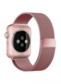 Ремешок Apple Watch 42mm / 44mm Миланская петля на магните (розовый) 1457
