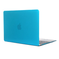 Чехол MacBook 12 (A1534) (2015-2017) глянцевый (голубой) 0040