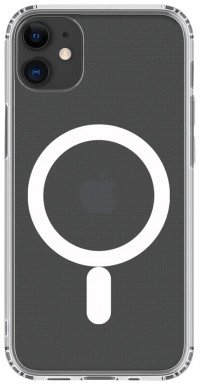 Чехол MagSafe для iPhone 11 (прозрачный) 7545