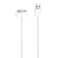 USB кабель 30-pin 1 метр (белый) AAA+ (125024)