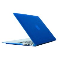 Чехол MacBook Air 11 (A1370 / A1465) матовый пластик (синий) 3922