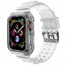 Прозрачный TPU ремешок для Apple Watch 41mm / 40mm / 38mm (прозрачный) 4955 - Прозрачный TPU ремешок для Apple Watch 41mm / 40mm / 38mm (прозрачный) 4955