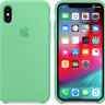 Чехол Silicone Case iPhone X / XS (ярко-зелён) 2445 - Чехол Silicone Case iPhone X / XS (ярко-зелён) 2445