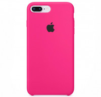 Чехол Silicone Case iPhone 7 Plus / 8 Plus (фуксия) 6622