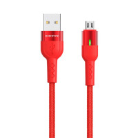 BOROFONE USB кабель micro BU17 2.4A, длина: 1.2 метра (красный) 2470