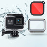 ACTION PRO Аквабокс для GoPro 8 до 45м (сенсорная крышка + фильтр красный) 0487 - ACTION PRO Аквабокс для GoPro 8 до 45м (сенсорная крышка + фильтр красный) 0487