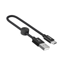 HOCO USB кабель Type-C X35 3A 25см (чёрный) 7451