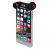 Объектив 3в1 FishEye для iPhone 6/6S (чёрно-красный) 4031 - Объектив 3в1 FishEye для iPhone 6/6S (чёрно-красный) 4031