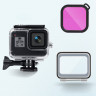 ACTION PRO Аквабокс для GoPro 8 до 45м (сенсорная крышка + фильтр фиолетовый) 0487 - ACTION PRO Аквабокс для GoPro 8 до 45м (сенсорная крышка + фильтр фиолетовый) 0487