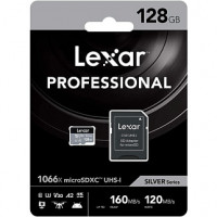 LEXAR Флэш карта microSD 128Gb 160Mb/s V30 SILVER Series без ADP (59259)