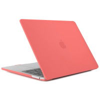Чехол MacBook 12 (A1534) (2015-2017) матовый (коралловый) 0038