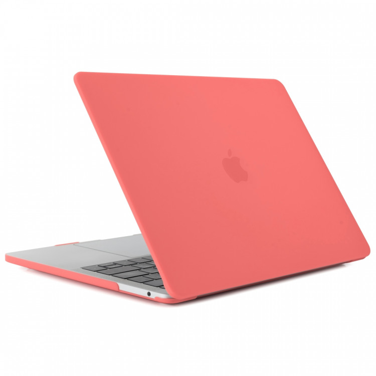 Чехол MacBook 12 (A1534) (2015-2017) матовый (коралловый) 0038