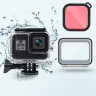 ACTION PRO Аквабокс для GoPro 8 до 45м (сенсорная крышка + фильтр розовый) 0487 - ACTION PRO Аквабокс для GoPro 8 до 45м (сенсорная крышка + фильтр розовый) 0487