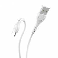HOCO USB кабель Type-C X37 3A, 1 метр (белый) 2105 - HOCO USB кабель Type-C X37 3A, 1 метр (белый) 2105